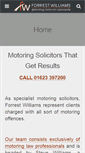 Mobile Screenshot of motoringlawyersonline.com